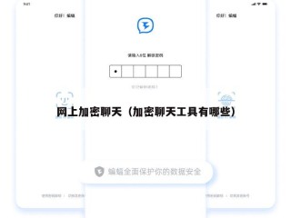 网上加密聊天（加密聊天工具有哪些）