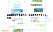 蝙蝠聊天软件是骗人吗（蝙蝠聊天软件干什么用的）