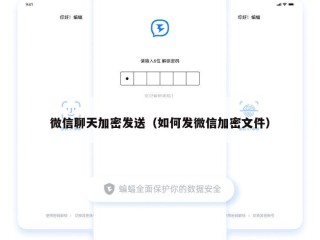 微信聊天加密发送（如何发微信加密文件）