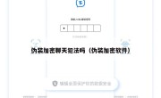 伪装加密聊天犯法吗（伪装加密软件）