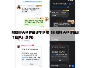 蝙蝠聊天软件是哪年创建（蝙蝠聊天软件是那个团队开发的）