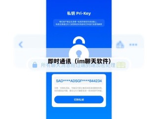 即时通讯（im聊天软件）