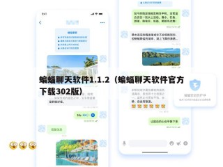 蝙蝠聊天软件1.1.2（蝙蝠聊天软件官方下载302版）