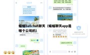 蝙蝠batchat聊天（蝙蝠聊天app是哪个公司的）