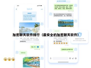 加密聊天软件排行（最安全的加密聊天软件）