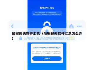 加密聊天软件汇总（加密聊天软件汇总怎么弄）