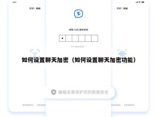 如何设置聊天加密（如何设置聊天加密功能）