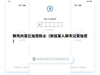 聊天内容已加密防止（微信某人聊天记录加密）