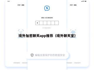 境外加密聊天app推荐（境外聊天室）