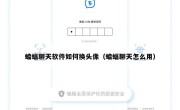 蝙蝠聊天软件如何换头像（蝙蝠聊天怎么用）