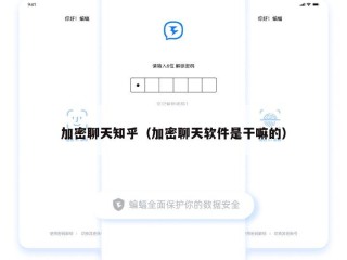 加密聊天知乎（加密聊天软件是干嘛的）