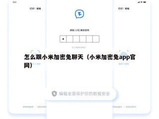 怎么跟小米加密兔聊天（小米加密兔app官网）
