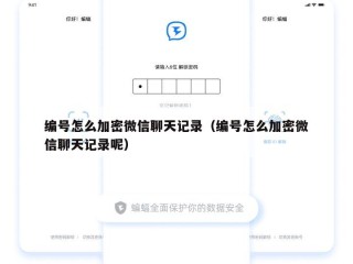 编号怎么加密微信聊天记录（编号怎么加密微信聊天记录呢）
