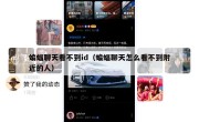 蝙蝠聊天看不到id（蝙蝠聊天怎么看不到附近的人）