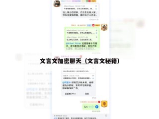 文言文加密聊天（文言文秘籍）