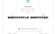 蝙蝠聊天软件如何入群（蝙蝠聊天软件加群）