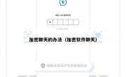 加密聊天的办法（加密软件聊天）
