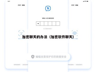 加密聊天的办法（加密软件聊天）