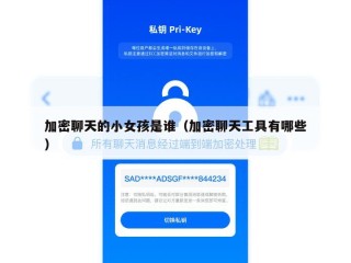 加密聊天的小女孩是谁（加密聊天工具有哪些）