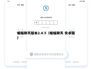 蝙蝠聊天版本2.4.5（蝙蝠聊天 安卓版）