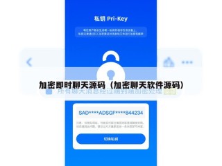 加密即时聊天源码（加密聊天软件源码）