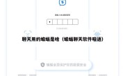 聊天用的蝙蝠是啥（蝙蝠聊天软件暗语）