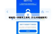 蝙蝠是一种聊天工具吗（什么叫蝙蝠聊天）