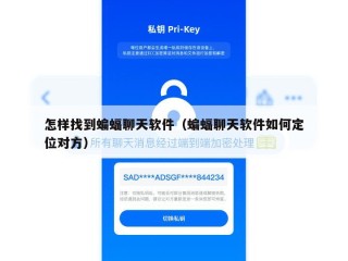 怎样找到蝙蝠聊天软件（蝙蝠聊天软件如何定位对方）