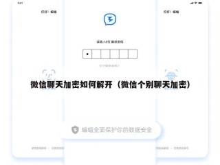 微信聊天加密如何解开（微信个别聊天加密）
