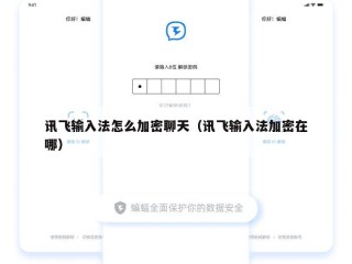 讯飞输入法怎么加密聊天（讯飞输入法加密在哪）