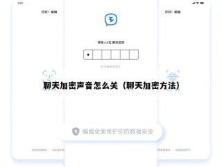 聊天加密声音怎么关（聊天加密方法）