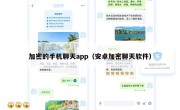 加密的手机聊天app（安卓加密聊天软件）