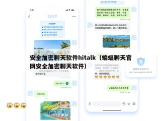 安全加密聊天软件hitalk（蝙蝠聊天官网安全加密聊天软件）