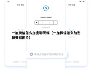 一加微信怎么加密聊天框（一加微信怎么加密聊天框图片）
