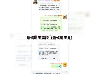 蝙蝠聊天声控（蝙蝠聊天儿）