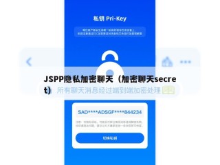 JSPP隐私加密聊天（加密聊天secret）