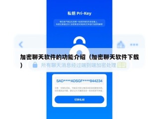 加密聊天软件的功能介绍（加密聊天软件下载）