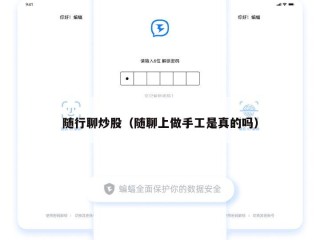 随行聊炒股（随聊上做手工是真的吗）