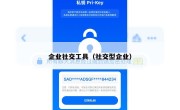 企业社交工具（社交型企业）