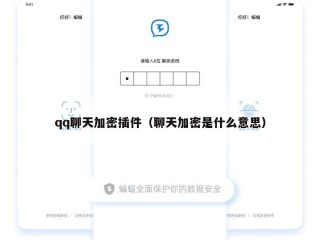 qq聊天加密插件（聊天加密是什么意思）