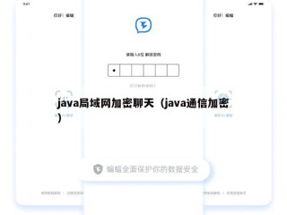 java局域网加密聊天（java通信加密）