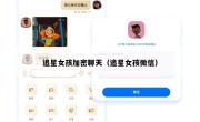 追星女孩加密聊天（追星女孩微信）