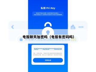 电报聊天加密吗（电报有密码吗）