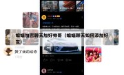 蝙蝠加密聊天加好帅哥（蝙蝠聊天如何添加好友）